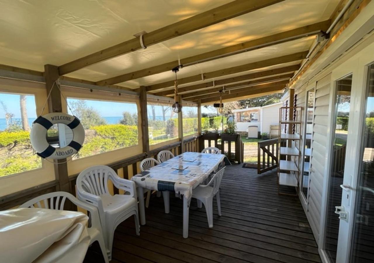 Mobilhome Quiberon vue sur mer Extérieur photo
