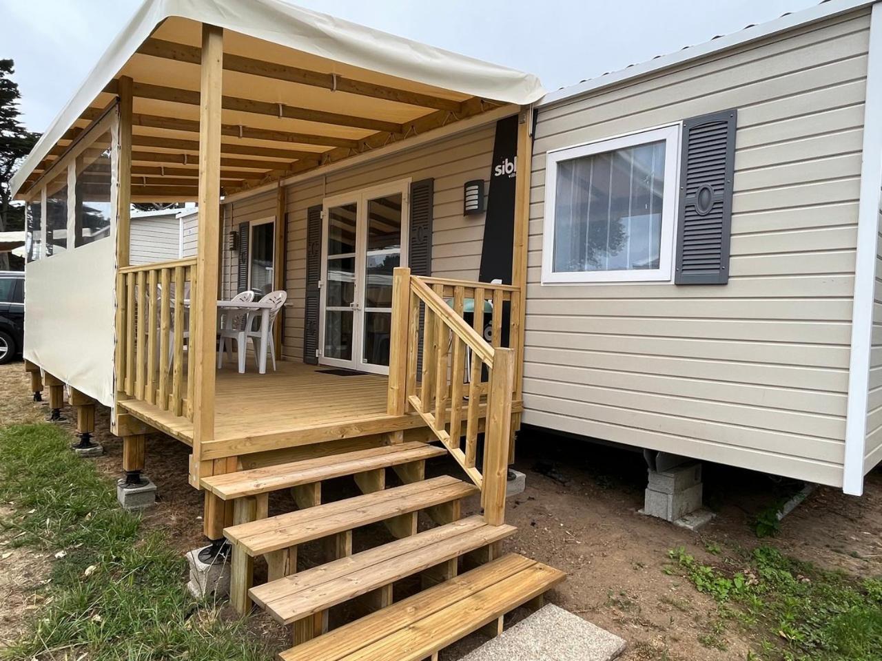 Mobilhome Quiberon vue sur mer Extérieur photo