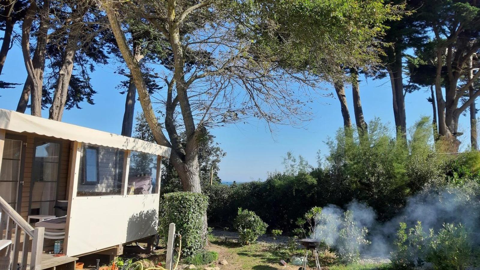 Mobilhome Quiberon vue sur mer Extérieur photo