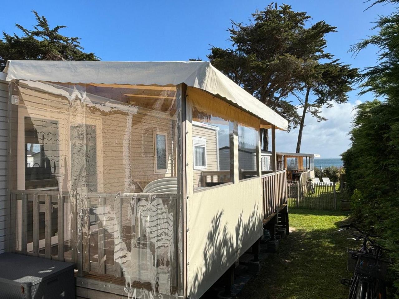 Mobilhome Quiberon vue sur mer Extérieur photo