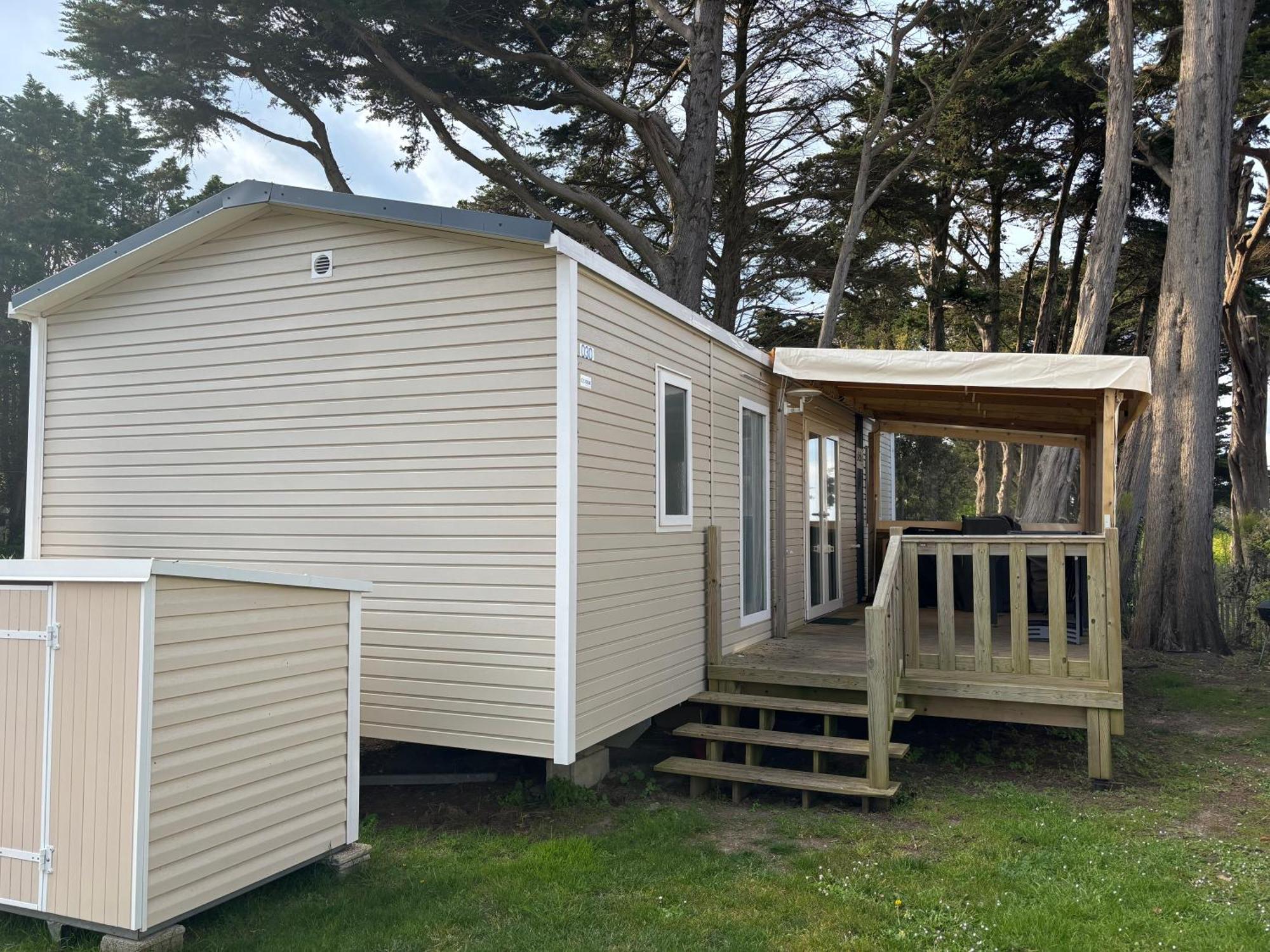 Mobilhome Quiberon vue sur mer Extérieur photo
