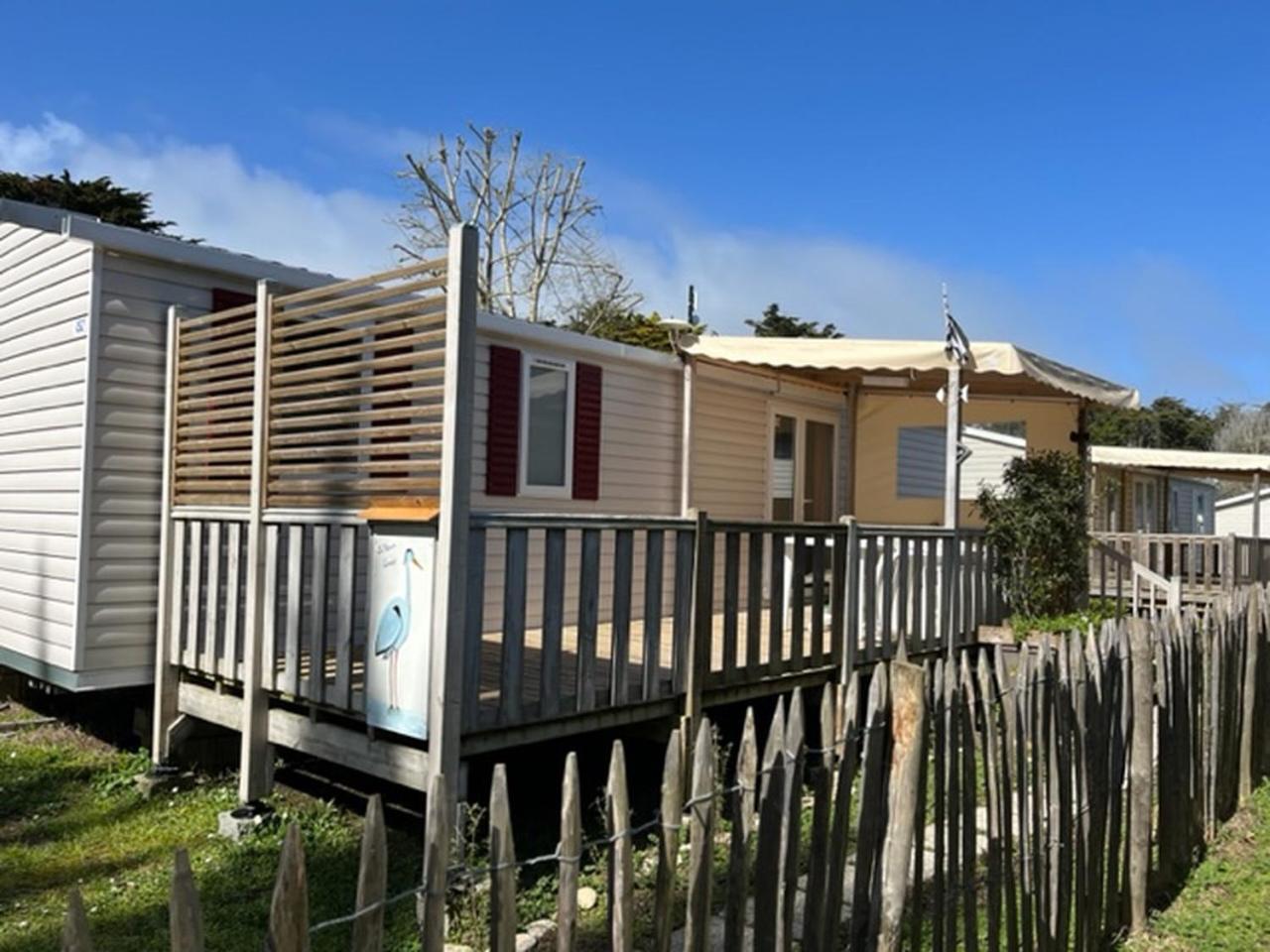 Mobilhome Quiberon vue sur mer Extérieur photo