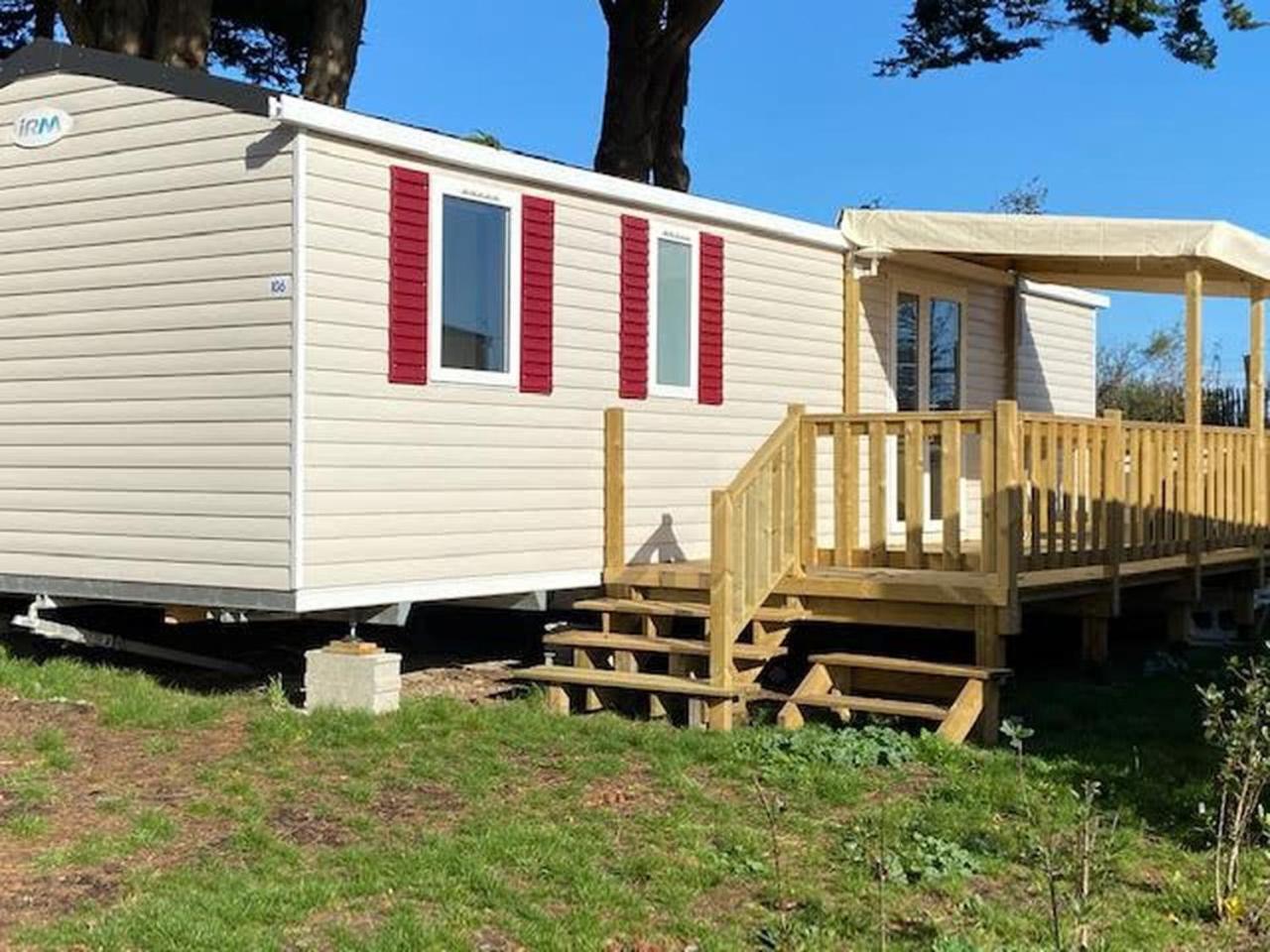 Mobilhome Quiberon vue sur mer Extérieur photo