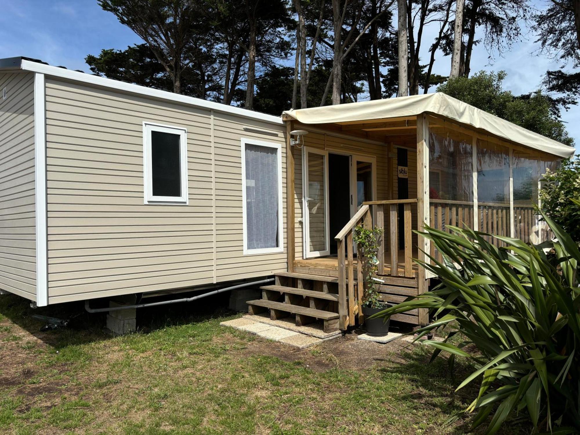Mobilhome Quiberon vue sur mer Extérieur photo