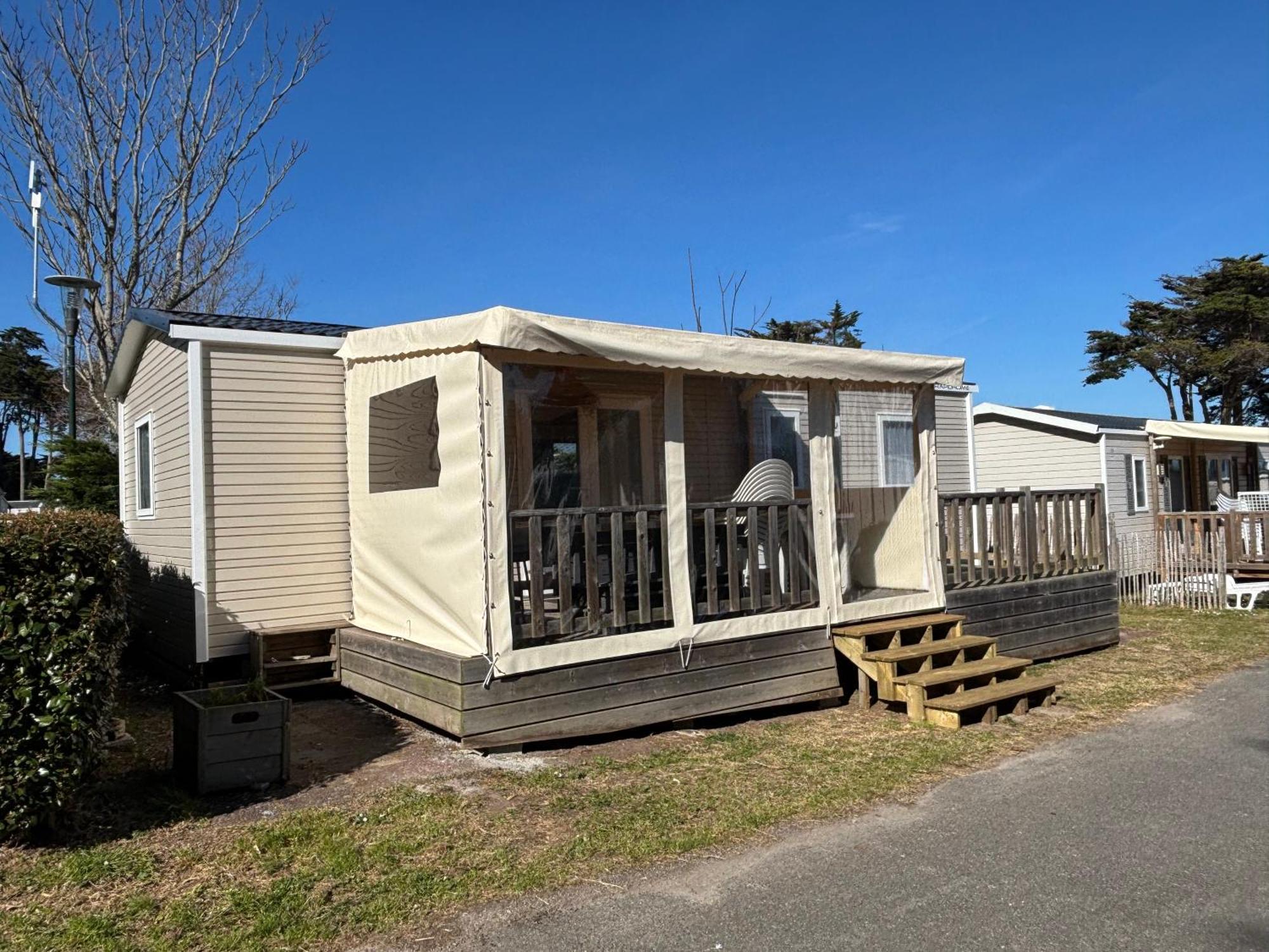 Mobilhome Quiberon vue sur mer Extérieur photo