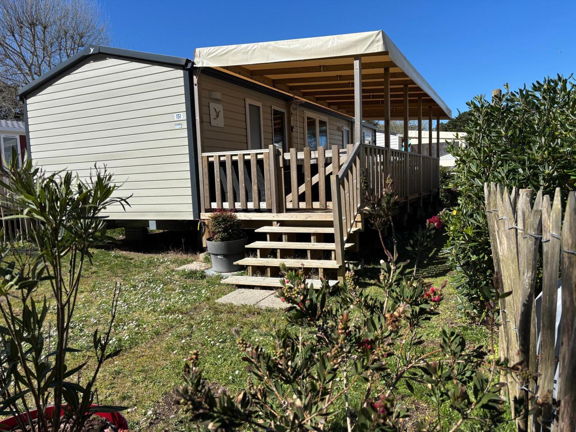 Mobilhome Quiberon vue sur mer Extérieur photo