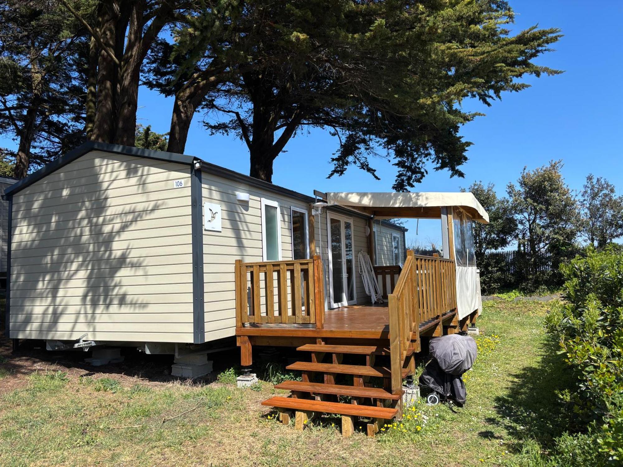 Mobilhome Quiberon vue sur mer Extérieur photo