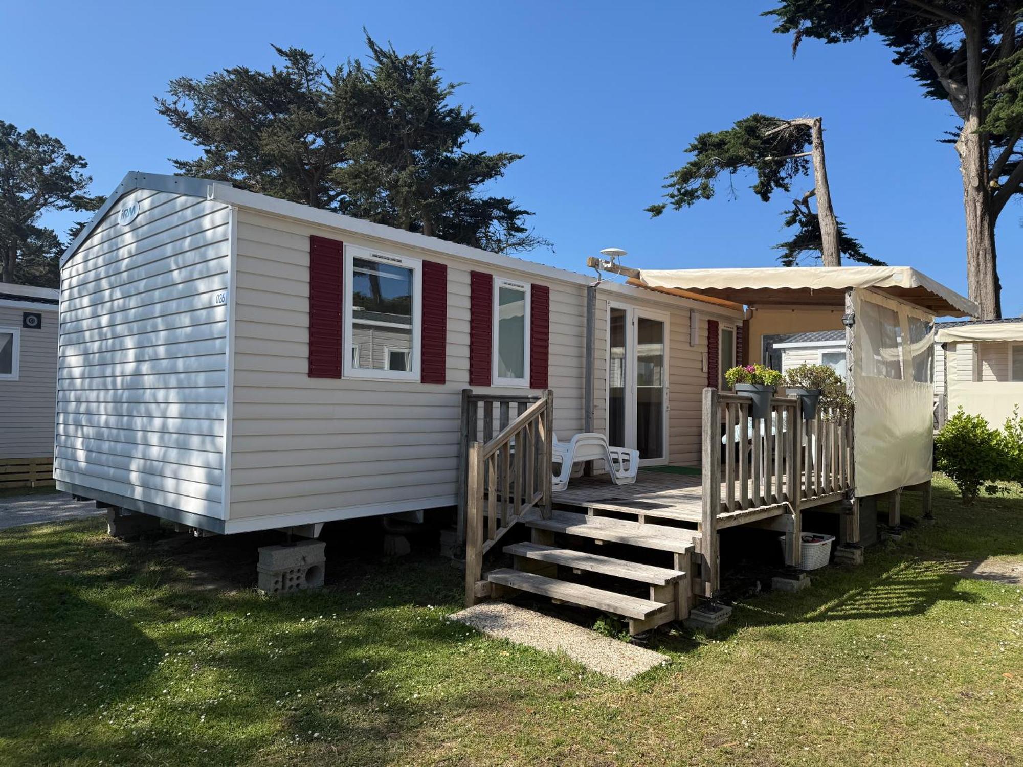 Mobilhome Quiberon vue sur mer Extérieur photo